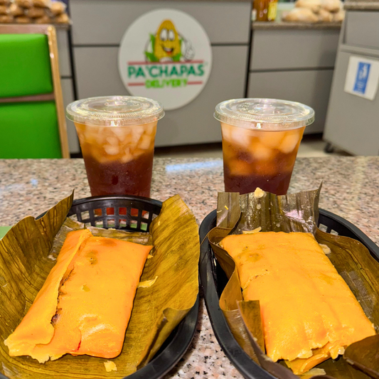 2 Hallacas Al Estilo Caraqueño + 2 Bebidas por solo $10 en Pa’Chapas Delivery