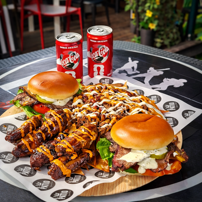 2 Picanha Burgers + 1 Orden de Nachos + 6 Wings Ahumadas + 2 Bebidas por $20 en El Patio de San Francisco