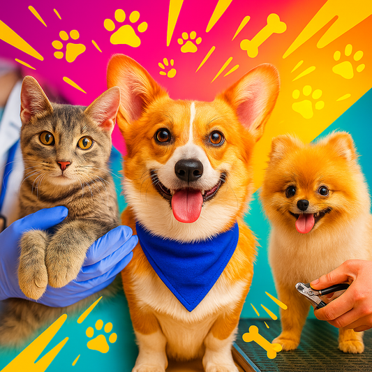 Baño con corte de uñas por $8 o Consulta Veterinaria + Vacuna + Desparasitación por $16 en Pet Society